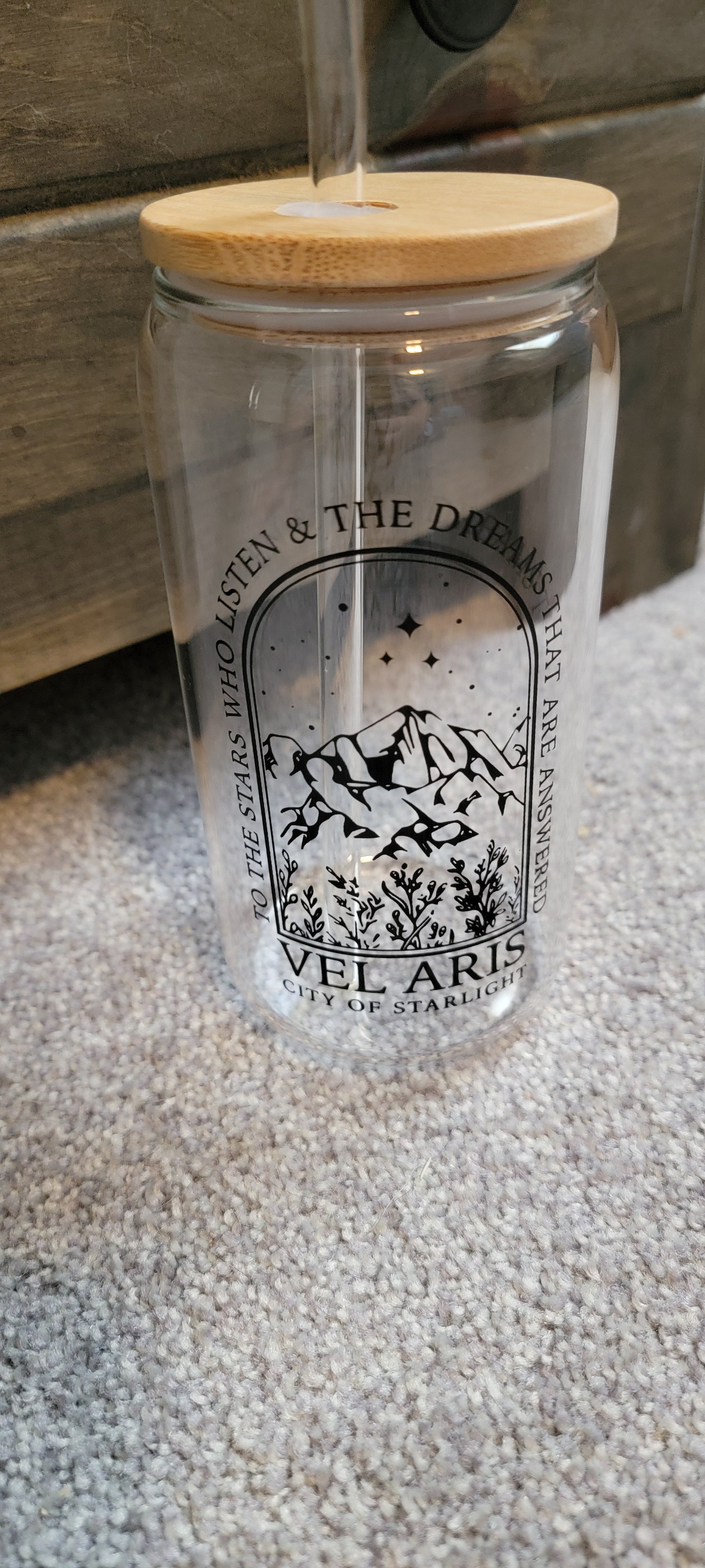 Velaris ACOTAR Glass